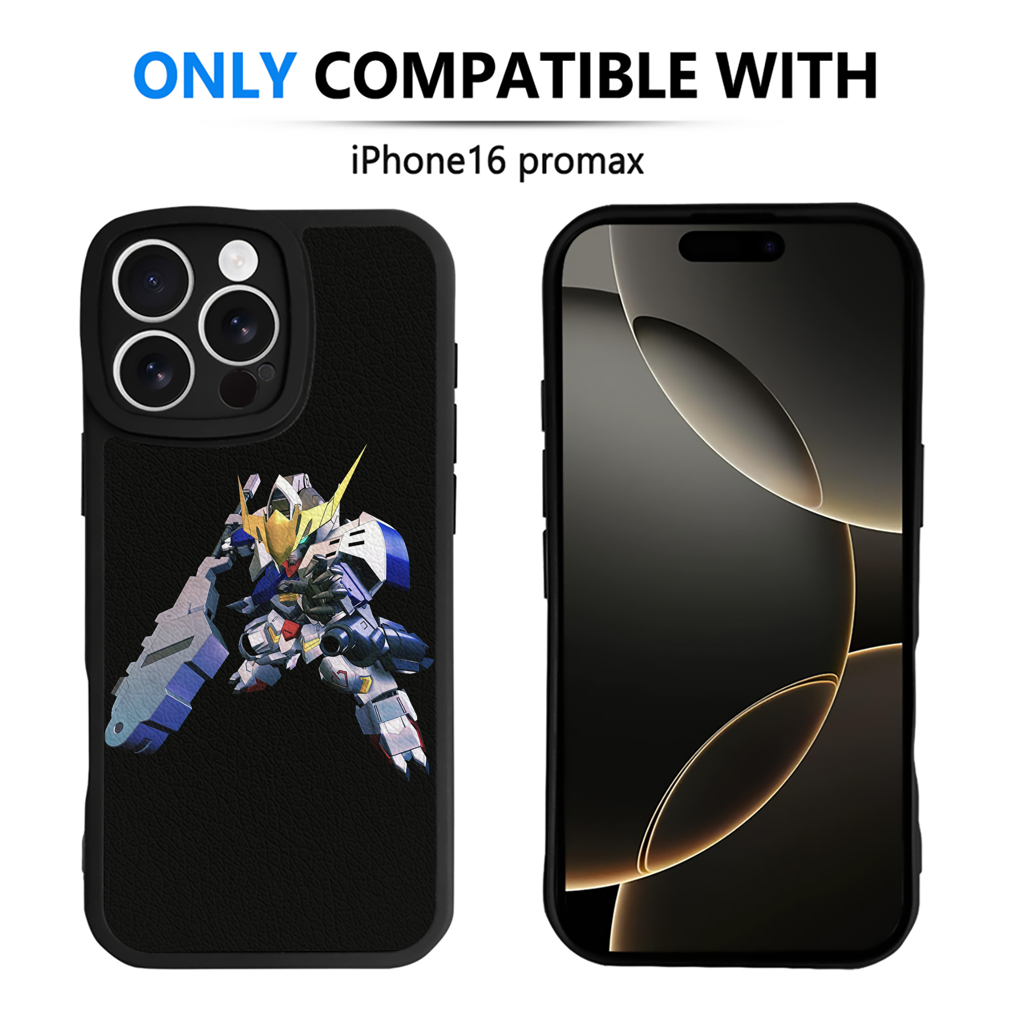 （画像用） 機動戦士ガンダム Mobile Suit Gundam 【iPhone 16シリーズ対応】シリコンスマホケース（レザー調） 材質：シリコン
